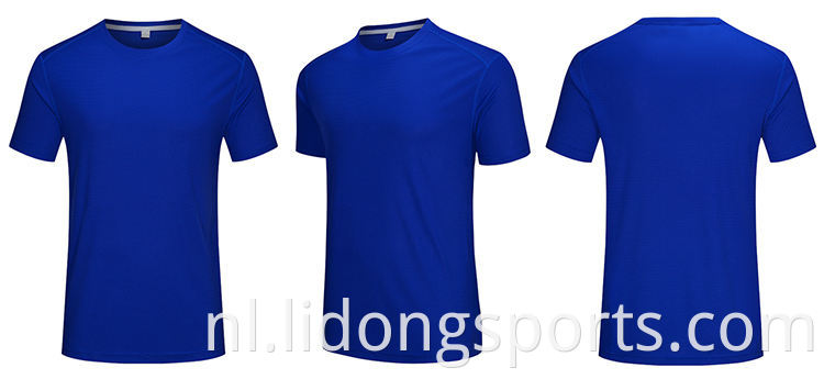 Factory Outlet Sneldrogend Sport T-shirt Mannen Polyester T-shirts Mens Lange T-shirt